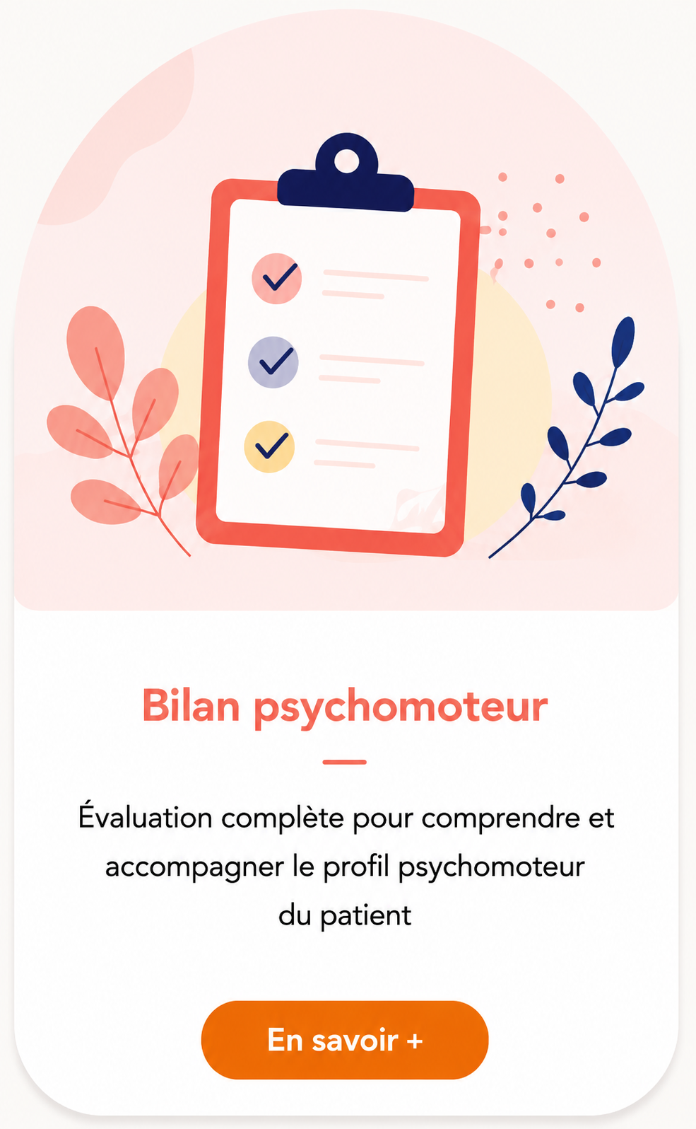 Bilan psychomoteur